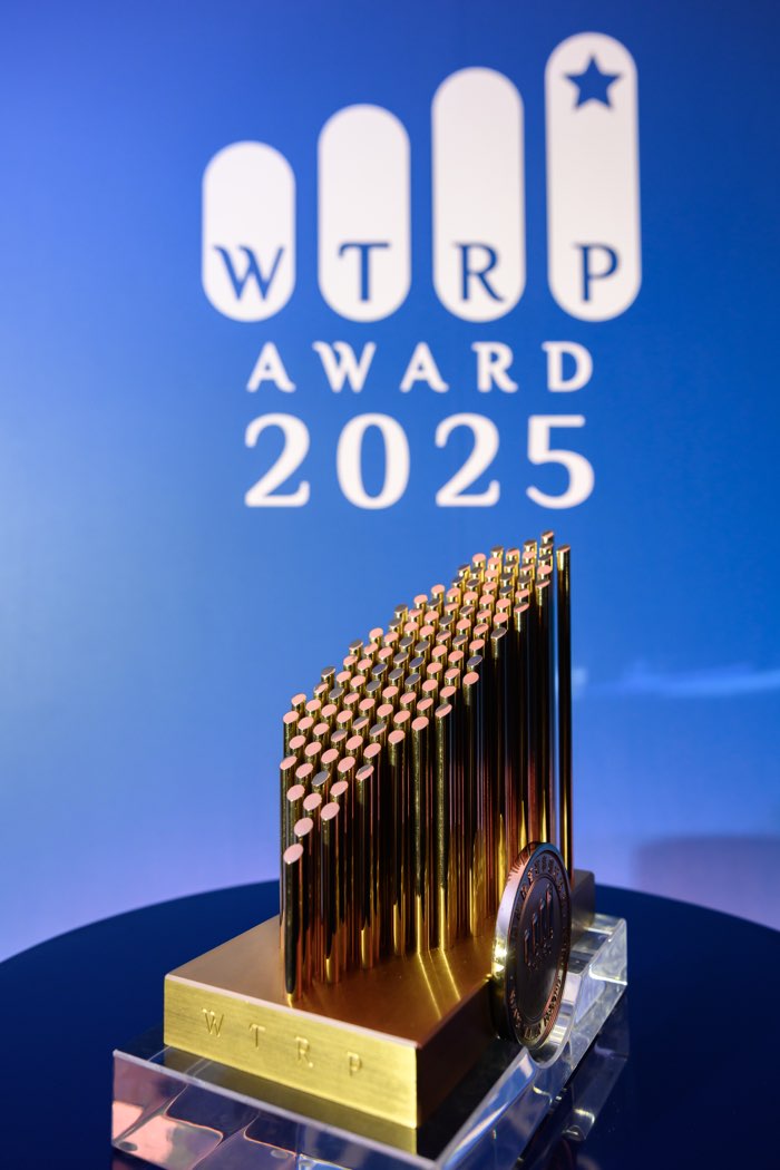 WTRP AWARD 榮譽獎座